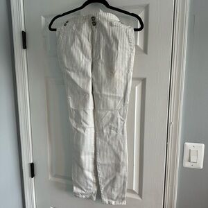 Pilcro high rise striped skinny pants